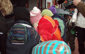 Kompostointiopastusta Siimapuiston päiväkodissa