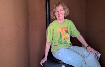 Kompostikäymälä kesävessaksi kaupunkipihaan