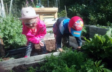 Siimapuistossa nautitaan kesästä