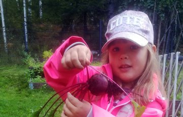 Siimapuiston päiväkodin sadonkorjuujuhla