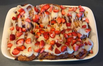 Leivo kesäinen mansikkaboston