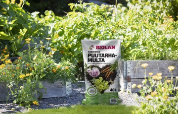 Uutuustiedote: Biolan Turpeeton Puutarhamulta