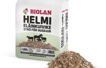 Uutuustiedote: Biolanin Helmi ja Rusko tuovat laatua vaativaankin eläinkuivitukseen