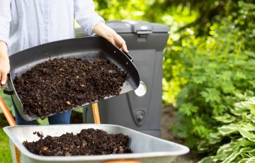 Älä tyhjennä kompostoria enää pensaiden alle