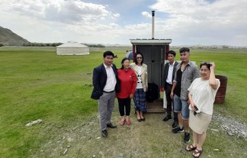 Simplett mahdollistaa sanitaation mongolialaiseen jurttaan