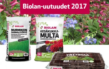 Puutarhauutuudet 2017